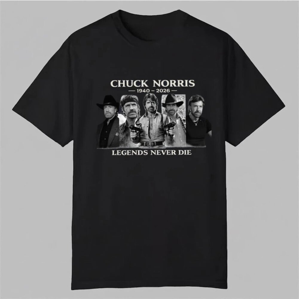 Rest In Power Chuck Norris 1940 2026 Legends Never Die Shirt